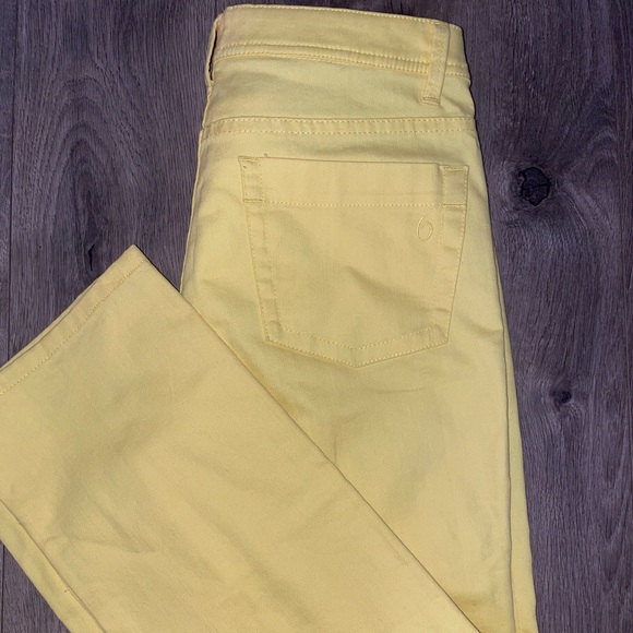 Yellow Ankle Denim Jeans - Picture 6 of 6